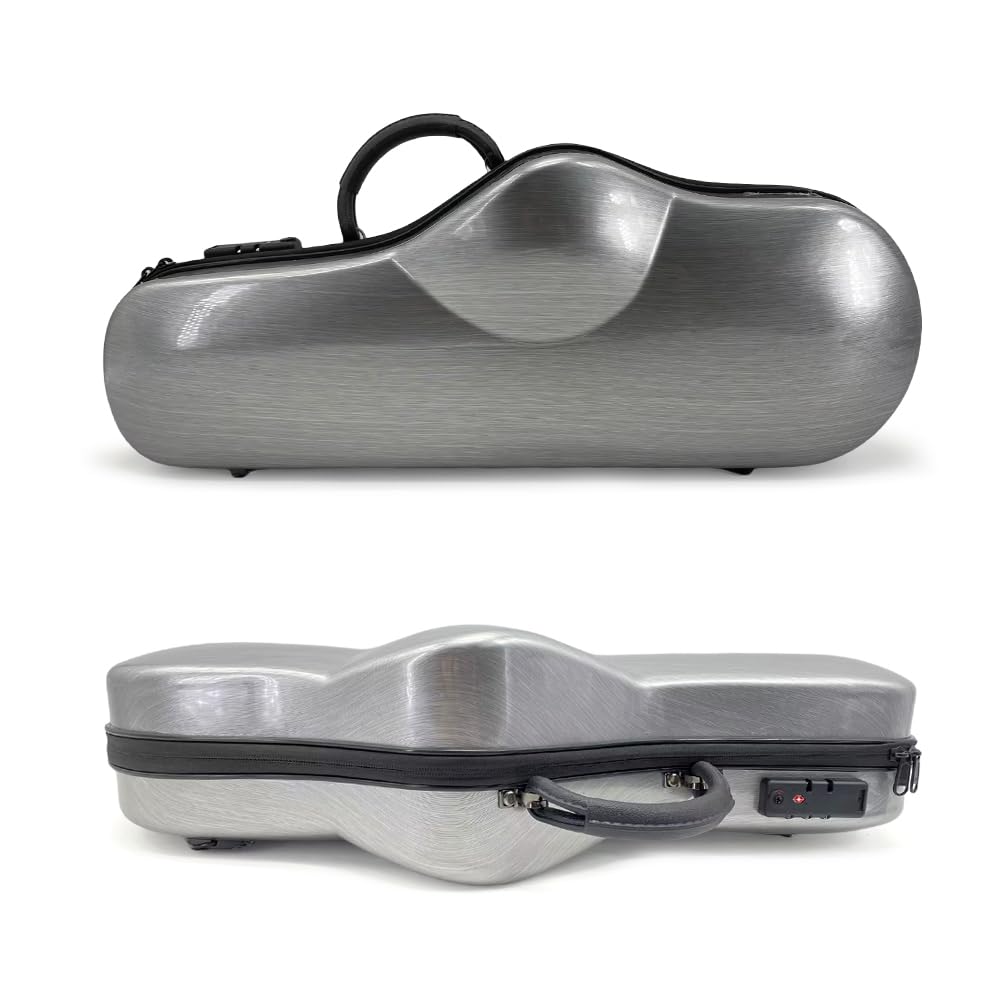 アルトサックスケース シルバー Amazon | YoungMonic Alto Saxophone Case カーボンファイバー